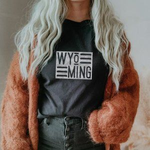 Wyoming Graphic Tee Black